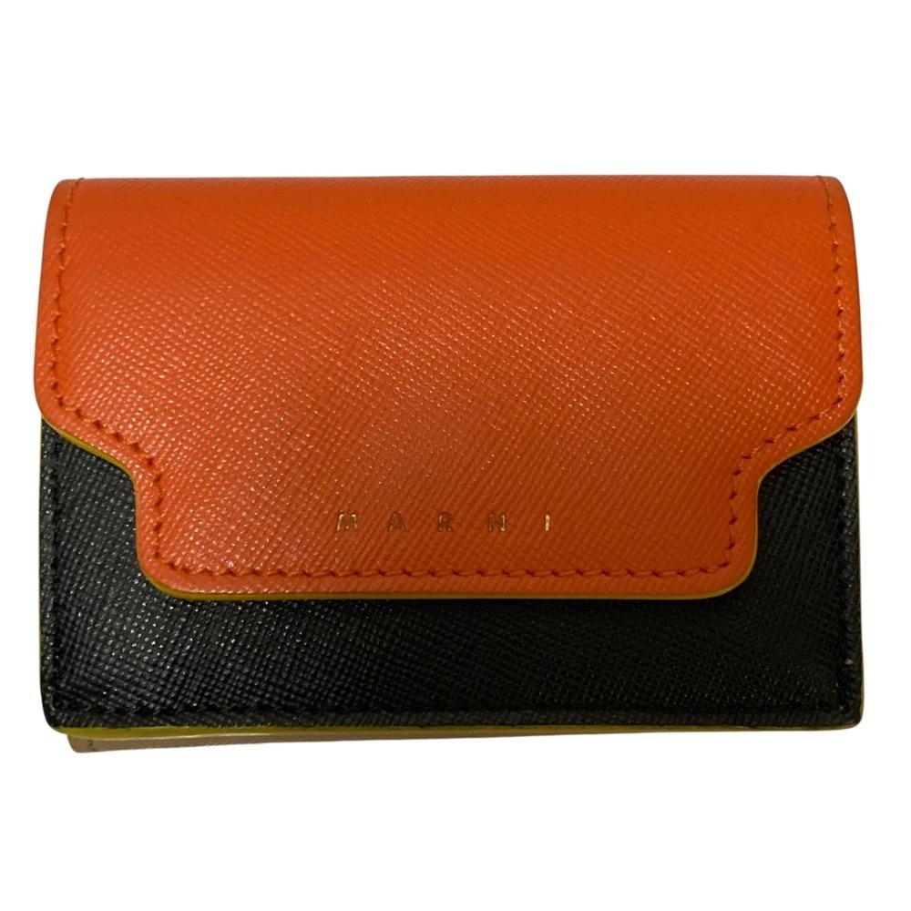 MARNI Tri-fold Wallet Compact Multicolor Women's